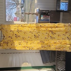 Maxi dress, "crinkle" material